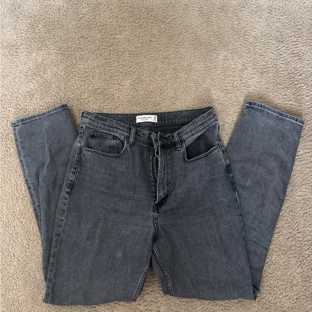Abercrombie & Fitch High-Rise Gray Women's Jeans